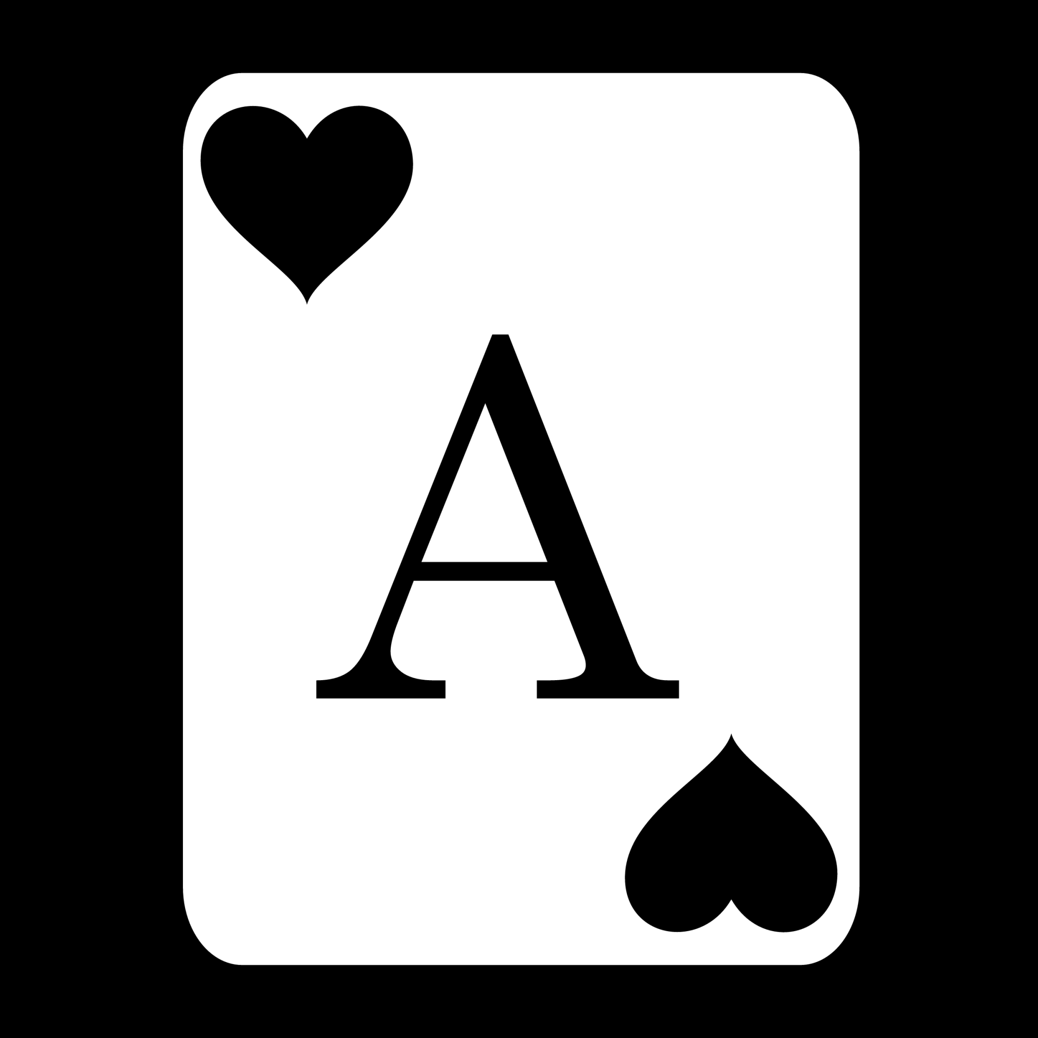 card ace hearts icon