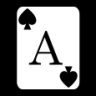 card ace spades icon