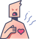 cardiology chest disease health heart illness medical illustration