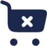 Cart Cross icon