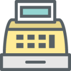 cash desk icon