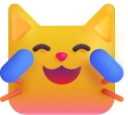 cat with tears of joy emoji