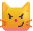 cat with wry smile emoji