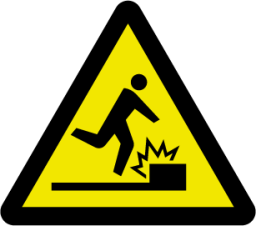 caution obstacles icon
