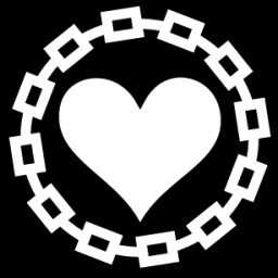 chained heart icon