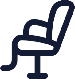 chair barber icon