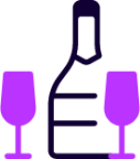 champaign bottle icon
