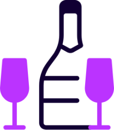 champaign bottle icon