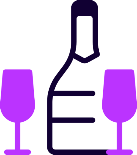 champaign bottle icon