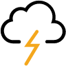 change thunder storms icon