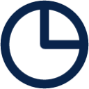 chart pie line business icon