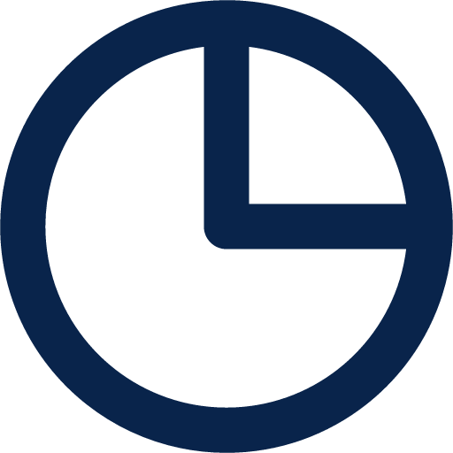 chart pie line business icon