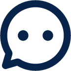 chat 2 line contact icon