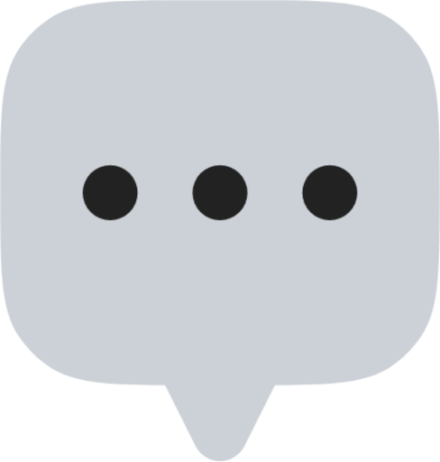 Chat alt 3 duotone icon