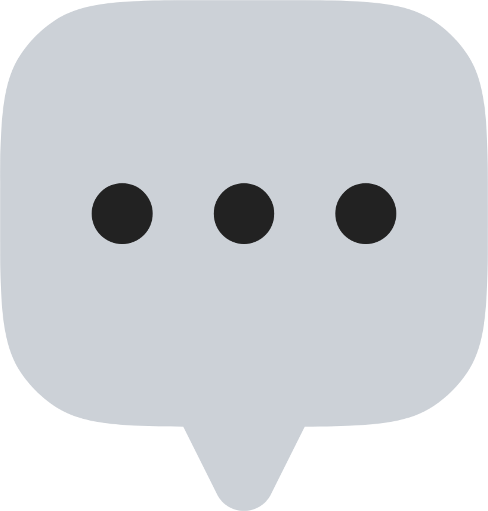 Chat alt 3 duotone icon