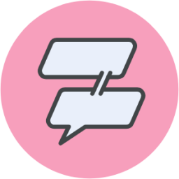 chat bubbles two icon