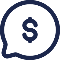 Chat Round Money icon