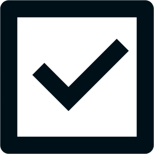 checkbox line icon