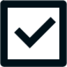 checkbox line icon