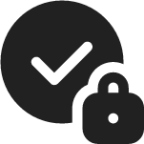 Checkmark Lock icon