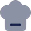 Chef Hat Minimalistic icon