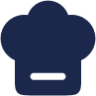 Chef Hat Minimalistic icon