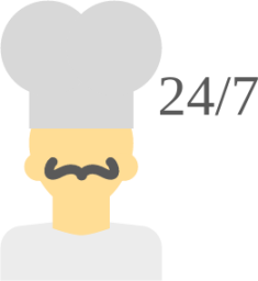 chef open always 247 icon