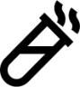 chemical tube bold icon