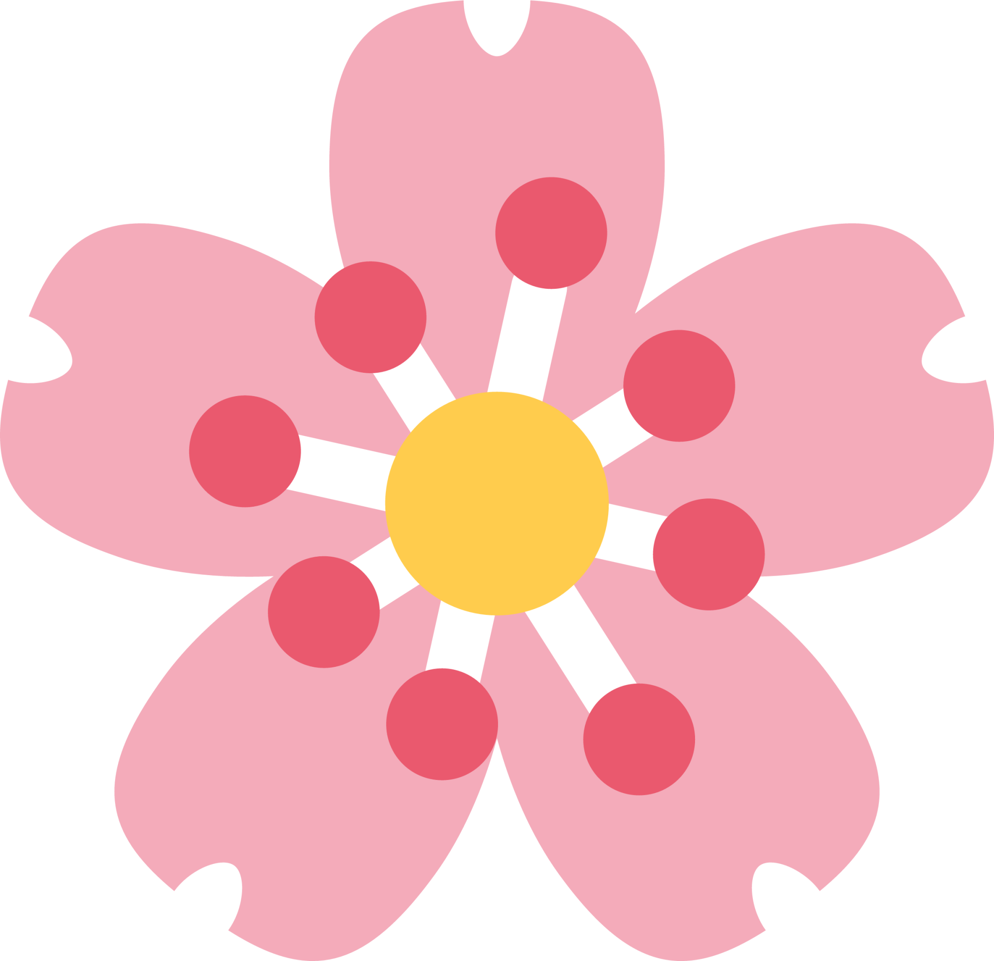 cherry blossom emoji