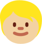 child: medium-light skin tone emoji