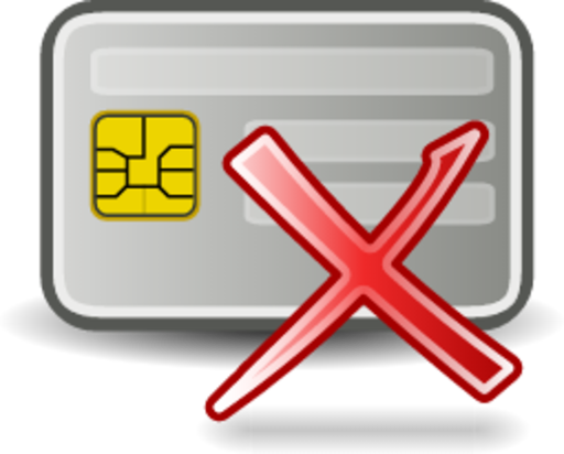 chipcard disabled icon