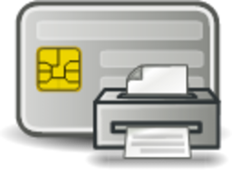 chipcard print icon