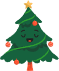 Christmas tree christmas tree cute cartoon illustration