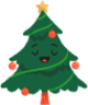 Christmas tree christmas tree cute cartoon illustration