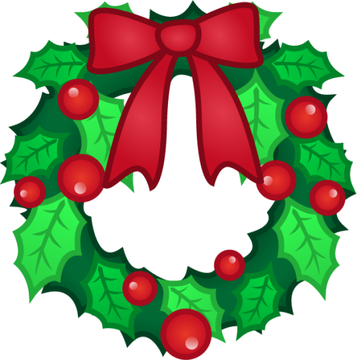 Christmas wreath" Emoji - Download for free – Iconduck