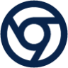 chrome line logo icon