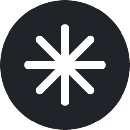 chrysanthemum (rounded filled) icon