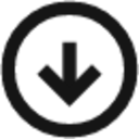 Circle Arrow Down icon