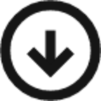 Circle Arrow Down icon