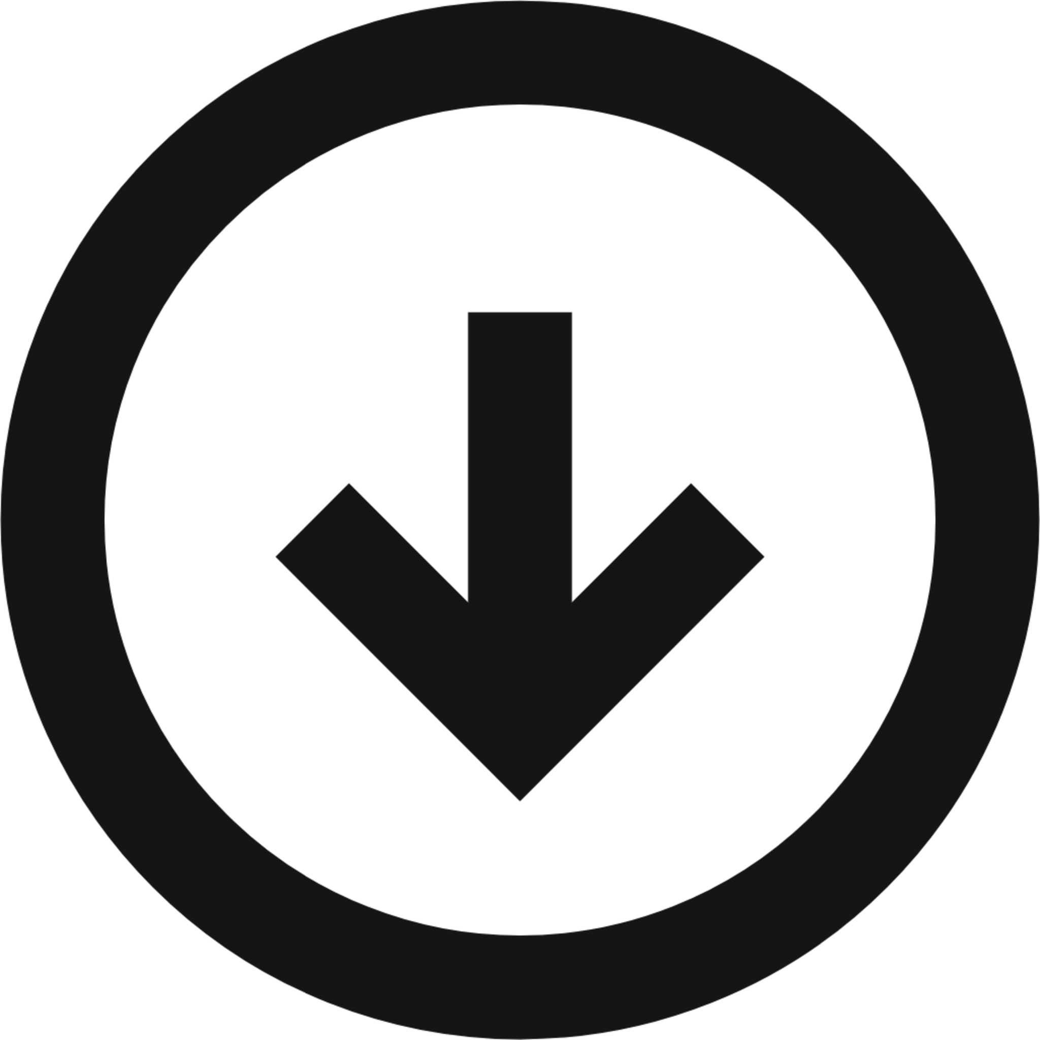 Circle Arrow Down icon