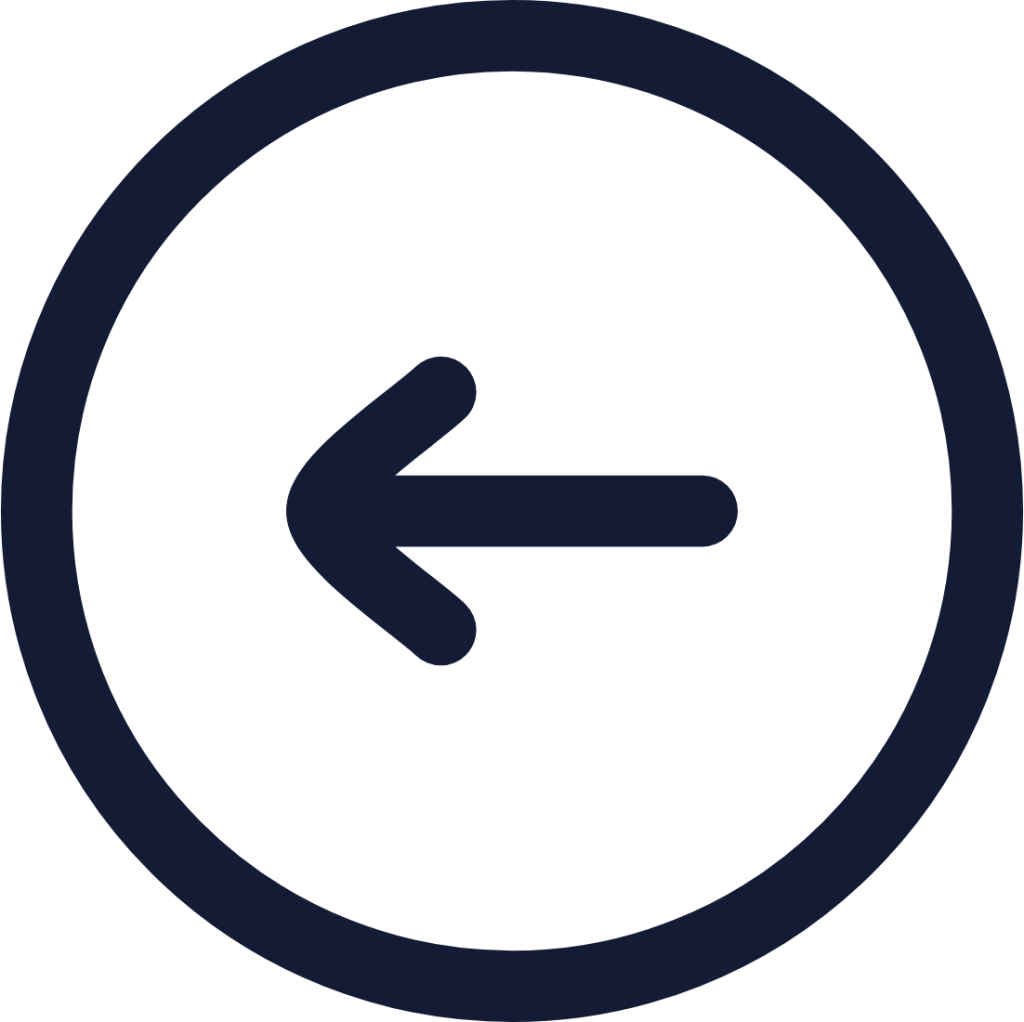 circle arrow left icon