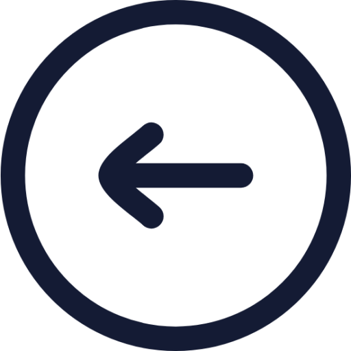 circle arrow left icon