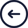 circle arrow left icon