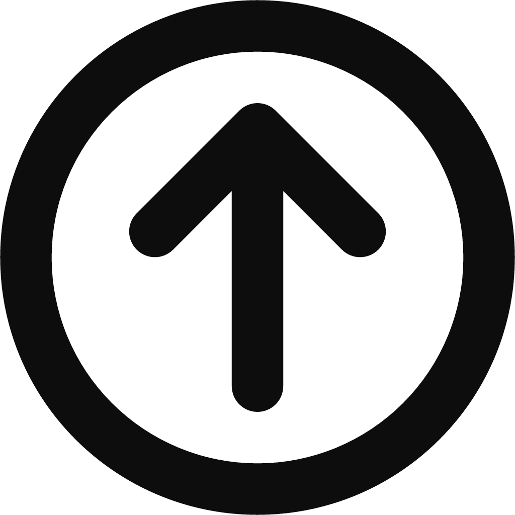 circle arrow up icon