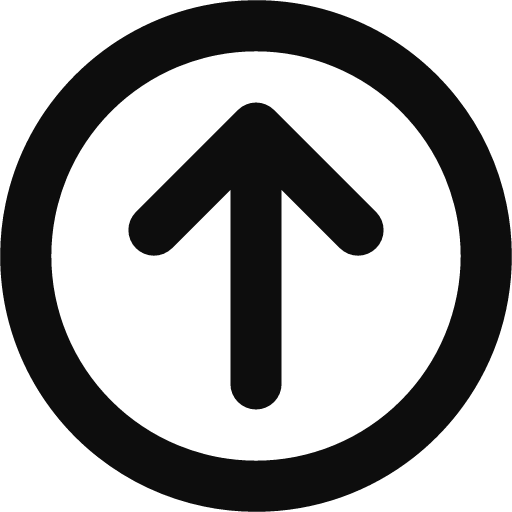 circle arrow up icon