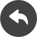 circle backward icon