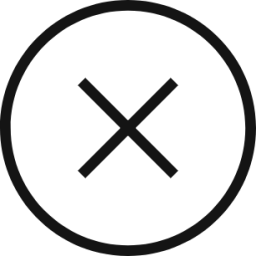 circle cross icon