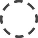 circle drashed icon