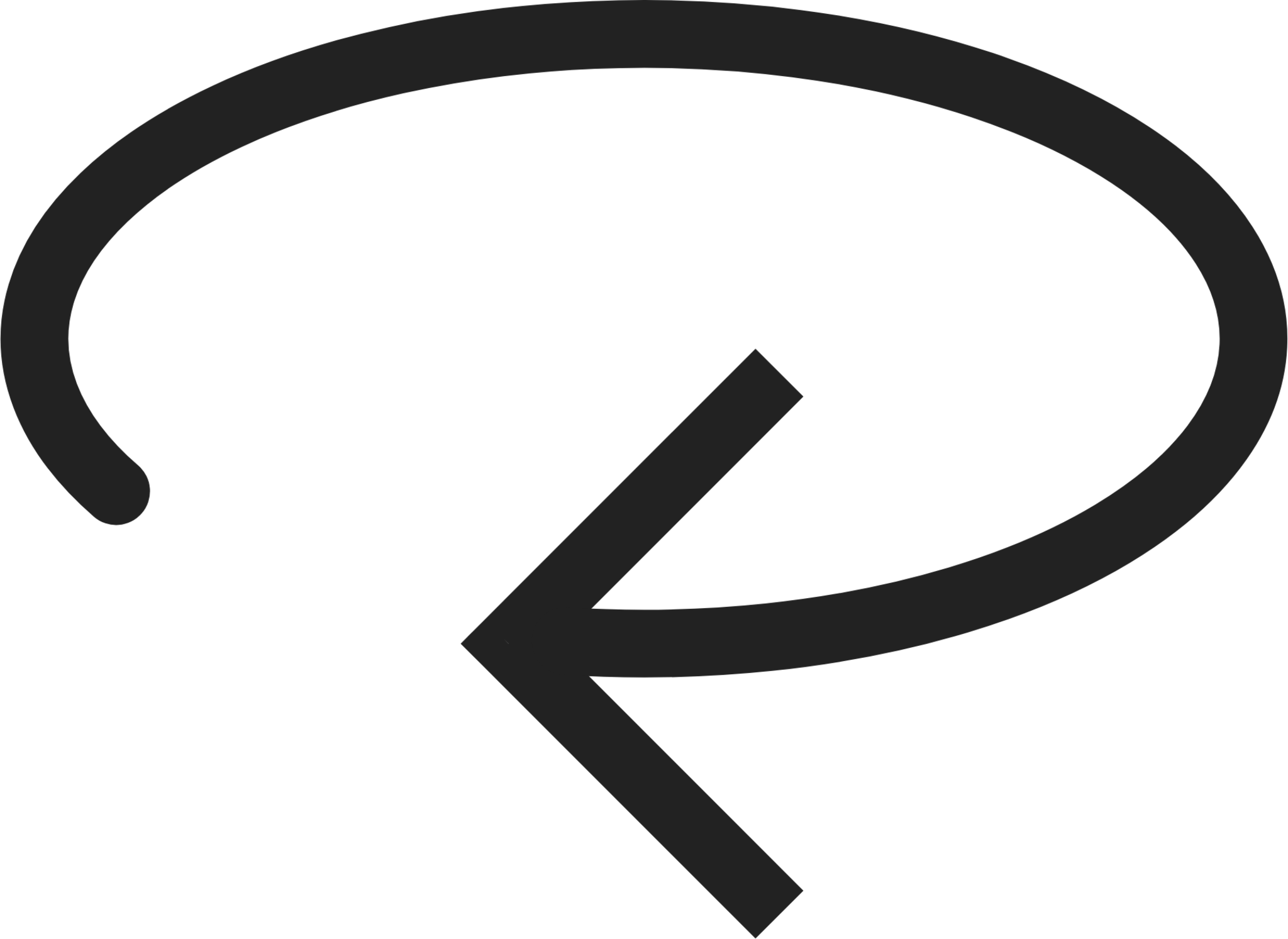 circle left light icon