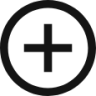 circle plus icon